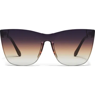 Quay Come Thru 144mm Gradient Cat Eye Sunglasses