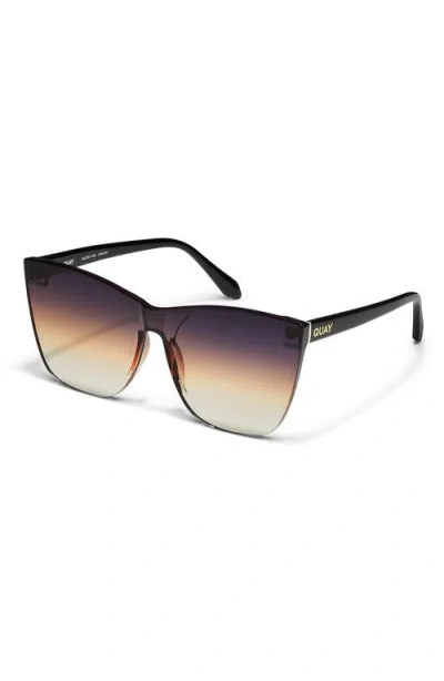 Quay Come Thru 144mm Gradient Cat Eye Sunglasses