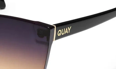 Quay Come Thru 144mm Gradient Cat Eye Sunglasses