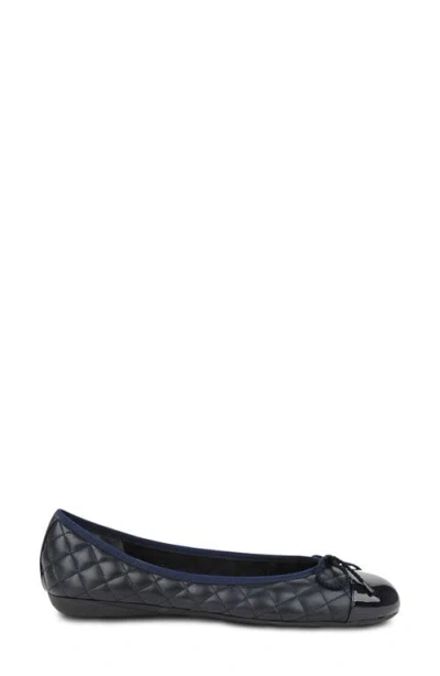 Paul Mayer Best Cap Toe Quilted Ballet Flat