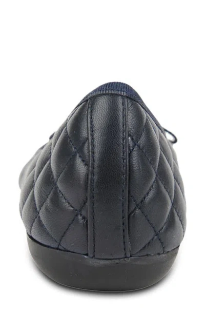 Paul Mayer Best Cap Toe Quilted Ballet Flat