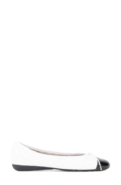 Paul Mayer Best Cap Toe Quilted Ballet Flat