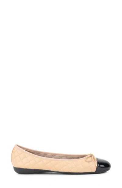 Paul Mayer Best Cap Toe Quilted Ballet Flat