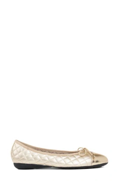 Paul Mayer Best Cap Toe Quilted Ballet Flat