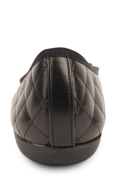 Paul Mayer Best Cap Toe Quilted Ballet Flat