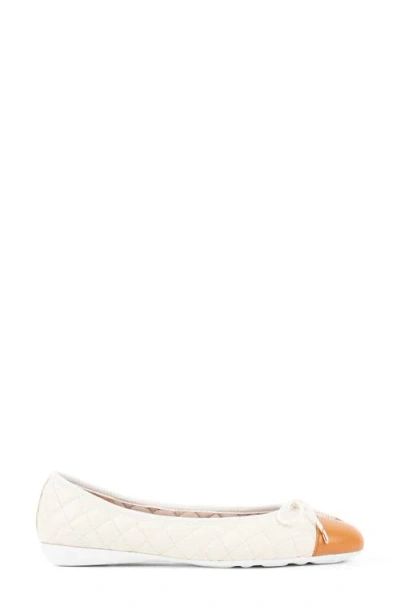 Paul Mayer Best Cap Toe Quilted Ballet Flat