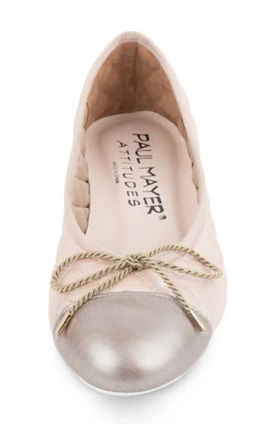 Paul Mayer Best Cap Toe Quilted Ballet Flat