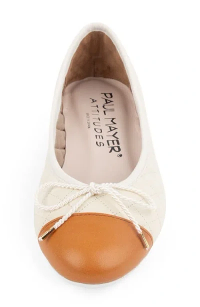 Paul Mayer Best Cap Toe Quilted Ballet Flat