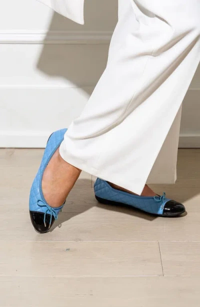 Paul Mayer Best Cap Toe Quilted Ballet Flat