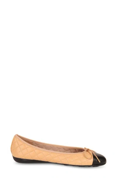 Paul Mayer Best Cap Toe Quilted Ballet Flat