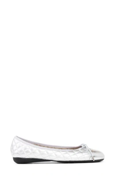 Paul Mayer Best Cap Toe Quilted Ballet Flat
