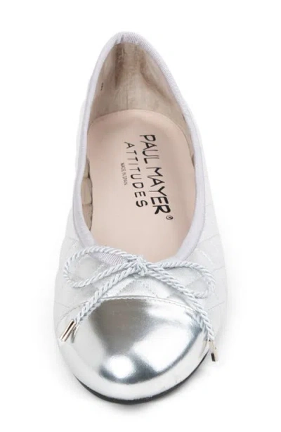 Paul Mayer Best Cap Toe Quilted Ballet Flat