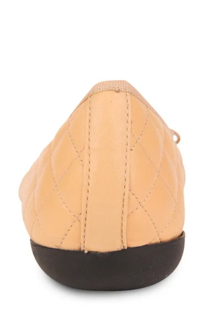 Paul Mayer Best Cap Toe Quilted Ballet Flat
