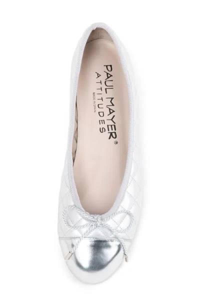 Paul Mayer Best Cap Toe Quilted Ballet Flat