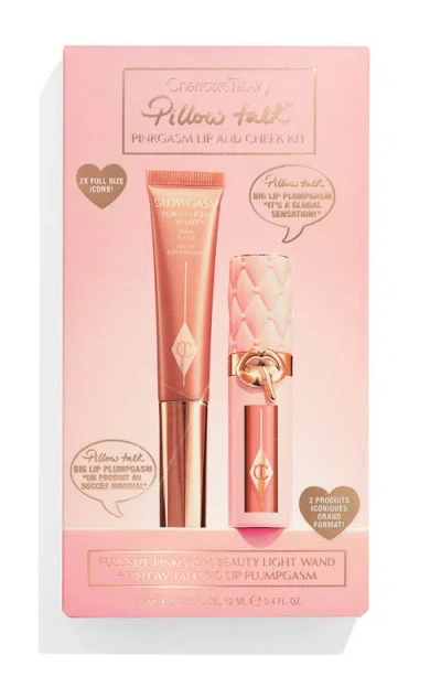Charlotte Tilbury Pillow Talk Pinkgasm Lip & Cheek Set $77 Value