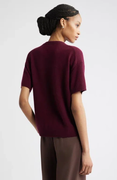 Nordstrom Relaxed Fit Pima Cotton Crewneck T-shirt In Burgundy
