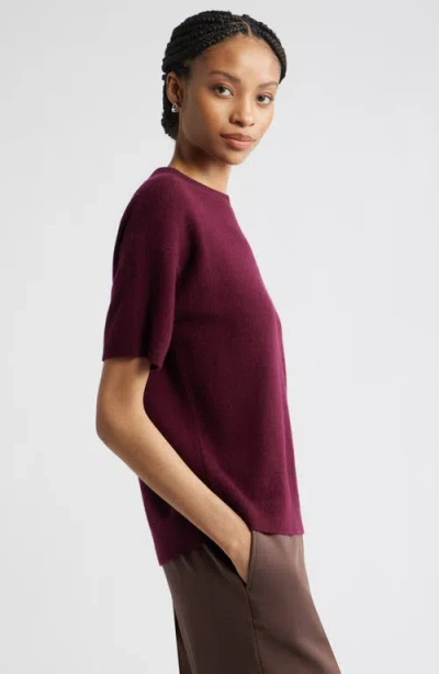 Nordstrom Relaxed Fit Pima Cotton Crewneck T-shirt In Burgundy