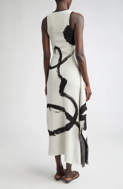 Jason Wu Collection Loop Fringe Jacquard Sleeveless Dress