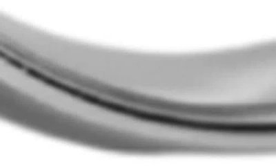 Argento Vivo Sterling Silver 2 Pairs Of Sterling Silver Flat Edge Hoop Earrings