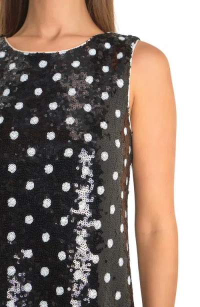 Endless Rose Dot Sequin Sleeveless A-line Minidress