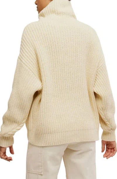 Free People Swim Too Deep Turtleneck Sweater In Nude
