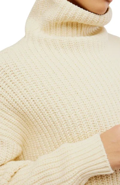 Free People Swim Too Deep Turtleneck Sweater In Nude