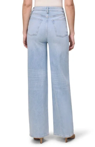Warp & Weft Nce Relaxed Wide Leg Knit Jeans In Brightside In Blue