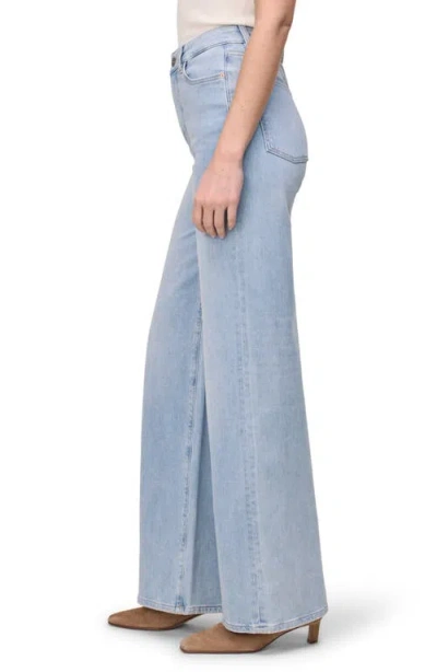 Warp & Weft Nce Relaxed Wide Leg Knit Jeans In Brightside In Blue