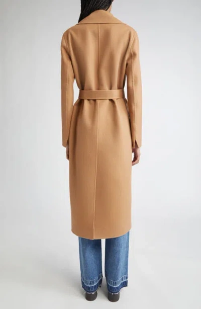 Stella Mccartney Belted Double Face Wool Wrap Coat