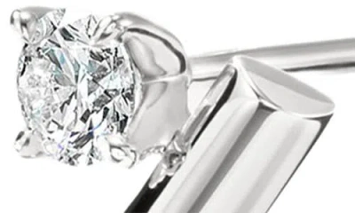 Hearts On Fire Barre 18k Gold Floating Diamond Climber Earrings, 0.30ct.