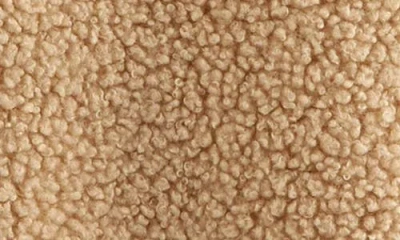Tucker + Tate Cozy Hooded Faux Shearling Jacket In Brown