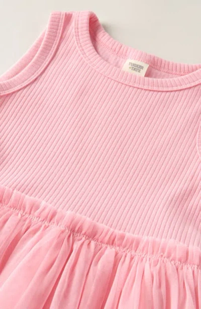 Tucker + Tate Kid's Mixed Media Tutu Dress In Pink