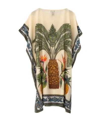Echo Palma Paradise Swim Cover-up Caftan