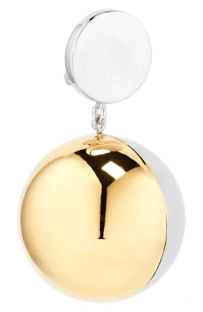 Rabanne Two-tone Ball Clip-on Earrings