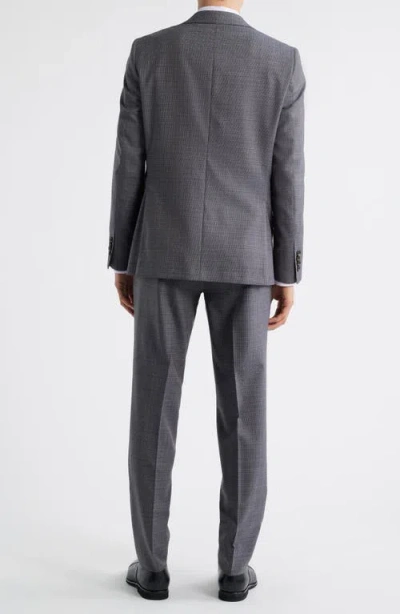 Jack Victor Esprit Screen Check Suit In Gray