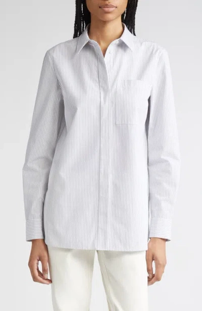Lafayette 148 New York Ruxton Blouse In White