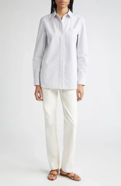 Lafayette 148 New York Ruxton Blouse In White