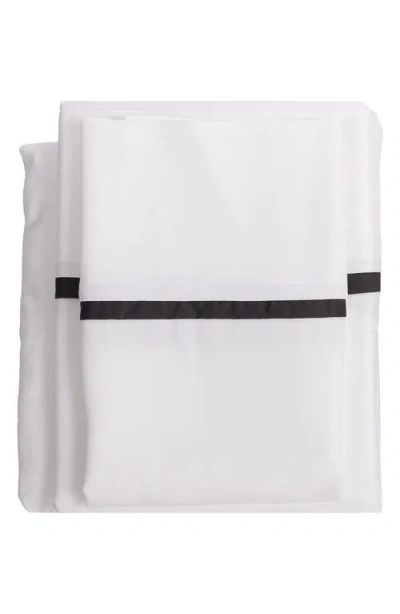 Pom Pom At Home Langston Sateen Sheet Set In White