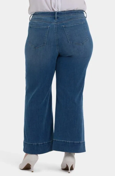 Nydj Teresa High Rise Wide Leg Jeans In Blue
