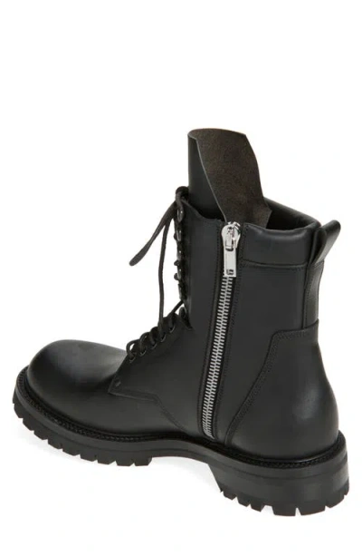 Rick Owens Army Leather Chunky Sole Low Boot
