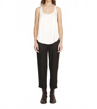 Raquel Allegra Effie Tank In Washed White In White