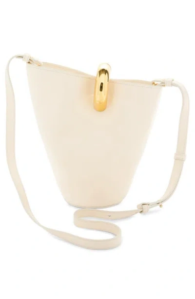 Jacquemus Womens Light Ivory Le Petit Bambola Small Leather Top-handle Bag In Neutral