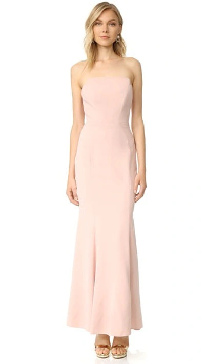 Shop Jill Jill Stuart Strapless Dress In Rosy Nude