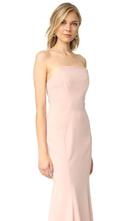 Shop Jill Jill Stuart Strapless Dress In Rosy Nude