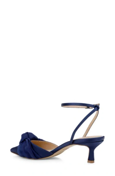 Jewel Badgley Mischka Women's Favor Evening Knot Pumps In Blue