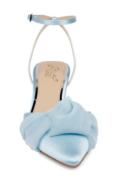 Jewel Badgley Mischka Women's Favor Evening Knot Pumps In Blue
