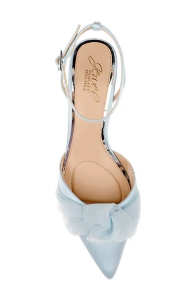 Jewel Badgley Mischka Women's Favor Evening Knot Pumps In Blue