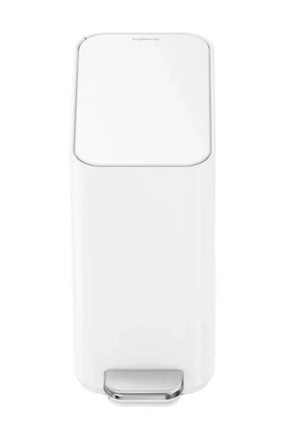 Simplehuman 5l Slim Step Trash Can In White