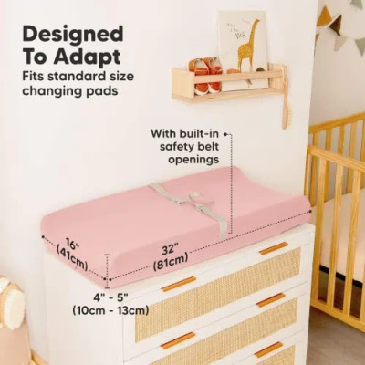 Keababies 2-pack Soothe Changing Pad Covers In Multi