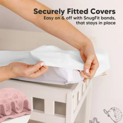 Keababies 2-pack Soothe Changing Pad Covers In Multi